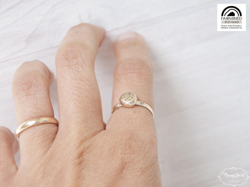 Anello Costellazione, anello personalizzato, fatto a mano in Italia