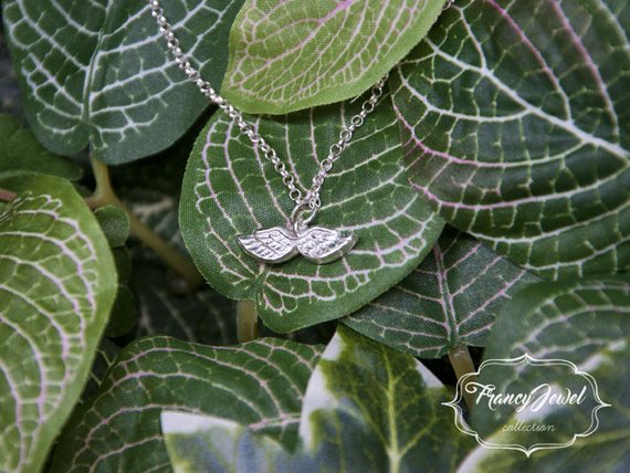 20 Pezzi - Pendenti Con Ciondoli In Argento Tibetano Con Ali D'angelo Gioielli Fata Spiritosa L133 - Italia - Foto 3